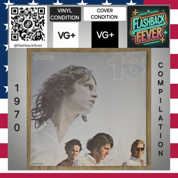 THE DOORS•13•Elektra (#EKS-74079)•Pitman Pressing - Picture 1 of 9